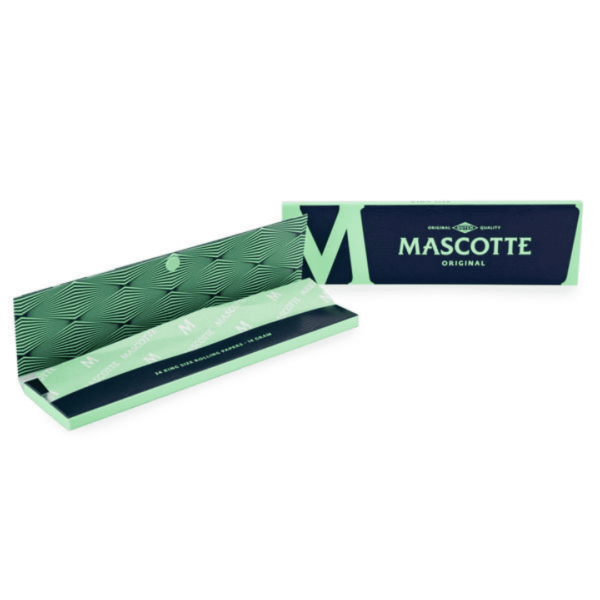 Mascotte Original Slim - Lightweight rolling papers, slow-burning, magnetic close, slim size, dutch quality