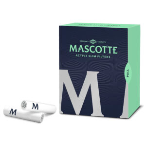 Mascotte active carbon filters 6mm filter slim, smoother puffs, natural coconut carbon, less harm, made in germany