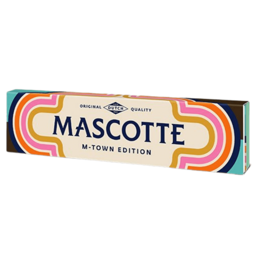 Mascotte M-Town Limited Edition Rolling Papers: Vibrant colors, Slim Size, Magnetic Closure, slow burning, dutch quality