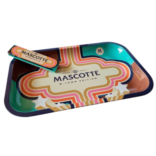 Mascotte Rolling Tray - M-Town - Durable Metal Tray for Smooth Rolling Sessions.